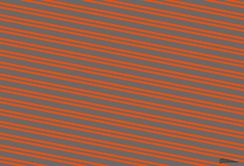 169 degree angle dual striped line, 4 pixel line width, 4 and 11 pixel line spacing, Vermilion and Dim Gray dual two line striped seamless tileable