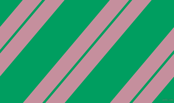 50 degree angles dual striped lines, 50 pixel lines width, 8 and 117 pixels line spacing, Viola and Shamrock Green dual two line striped seamless tileable