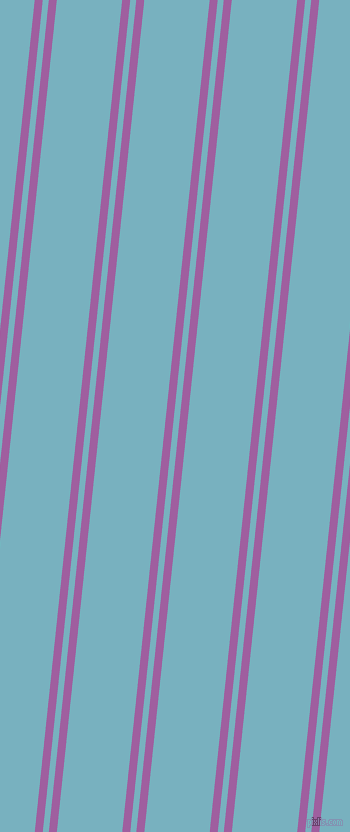84 degree angle dual striped lines, 8 pixel lines width, 6 and 65 pixel line spacing, Violet Blue and Glacier dual two line striped seamless tileable