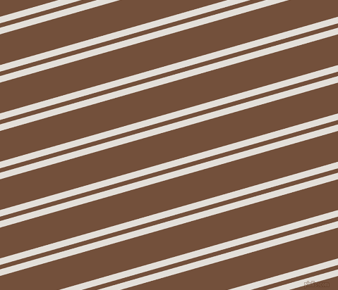 16 degree angle dual striped lines, 9 pixel lines width, 6 and 42 pixel line spacing, Vista White and Old Copper dual two line striped seamless tileable