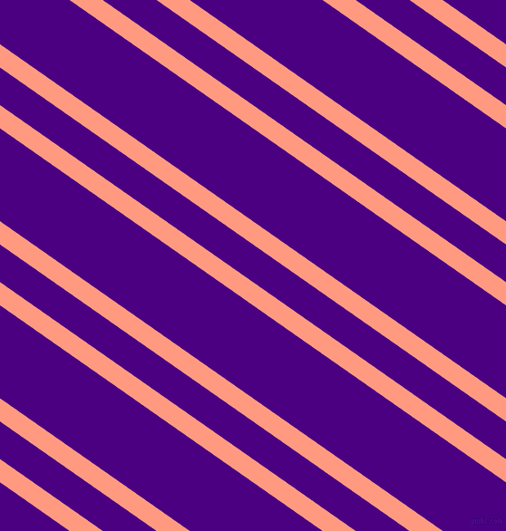145 degree angle dual stripe lines, 21 pixel lines width, 34 and 84 pixel line spacing, Vivid Tangerine and Indigo dual two line striped seamless tileable
