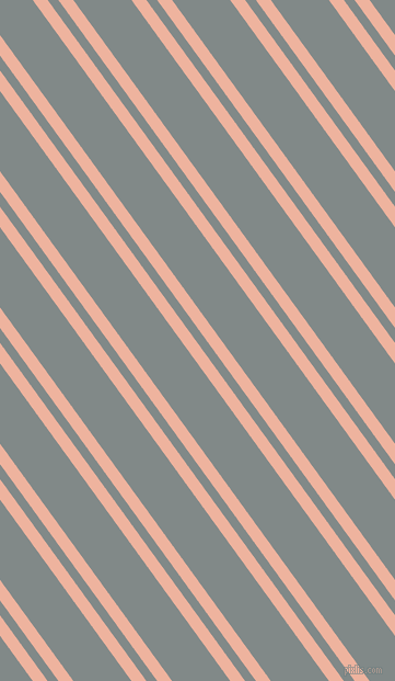 126 degree angles dual stripes lines, 11 pixel lines width, 8 and 43 pixels line spacing, Wax Flower and Oslo Grey dual two line striped seamless tileable