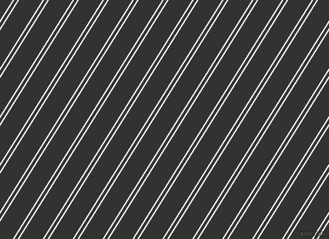 58 degree angles dual stripes lines, 2 pixel lines width, 4 and 29 pixels line spacing, White Smoke and Oil dual two line striped seamless tileable