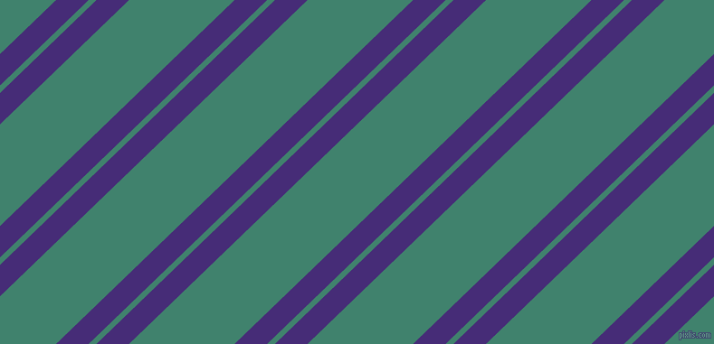44 degree angle dual striped lines, 25 pixel lines width, 6 and 81 pixel line spacing, Windsor and Viridian dual two line striped seamless tileable