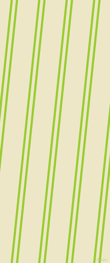 84 degree angles dual stripe line, 7 pixel line width, 10 and 64 pixels line spacing, Yellow Green and Half And Half dual two line striped seamless tileable
