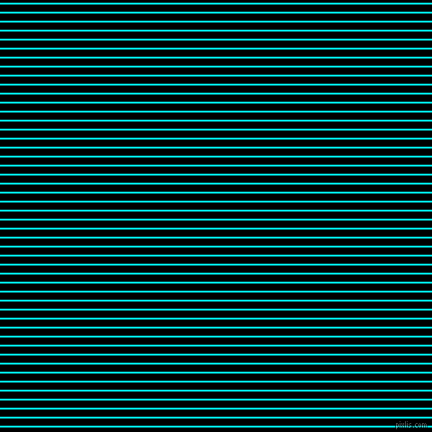 horizontal lines stripes, 2 pixel line width, 8 pixel line spacing, Aqua and Black horizontal lines and stripes seamless tileable