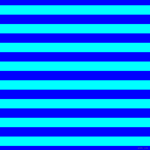 horizontal lines stripes, 32 pixel line width, 32 pixel line spacing, Aqua and Blue horizontal lines and stripes seamless tileable