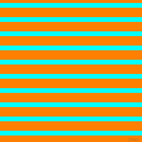 horizontal lines stripes, 16 pixel line width, 32 pixel line spacing, Aqua and Dark Orange horizontal lines and stripes seamless tileable