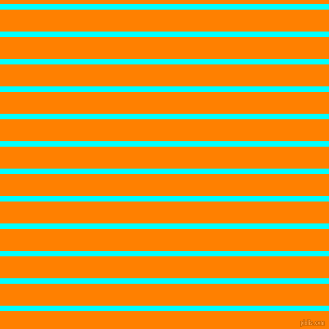 horizontal lines stripes, 8 pixel line width, 32 pixel line spacing, Aqua and Dark Orange horizontal lines and stripes seamless tileable