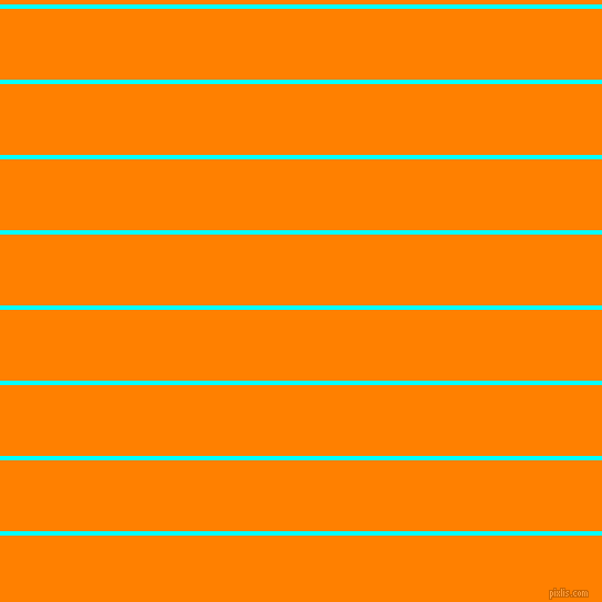 horizontal lines stripes, 4 pixel line width, 64 pixel line spacing, Aqua and Dark Orange horizontal lines and stripes seamless tileable