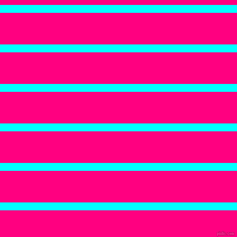 horizontal lines stripes, 16 pixel line width, 64 pixel line spacing, Aqua and Deep Pink horizontal lines and stripes seamless tileable