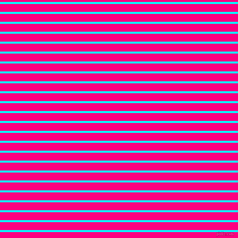horizontal lines stripes, 4 pixel line width, 16 pixel line spacing, Aqua and Deep Pink horizontal lines and stripes seamless tileable