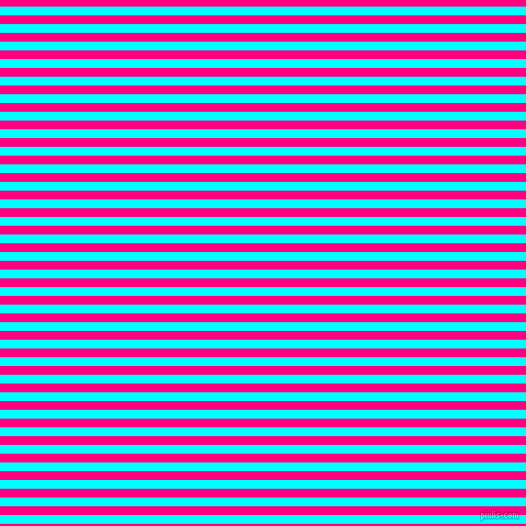horizontal lines stripes, 8 pixel line width, 8 pixel line spacing, Aqua and Deep Pink horizontal lines and stripes seamless tileable