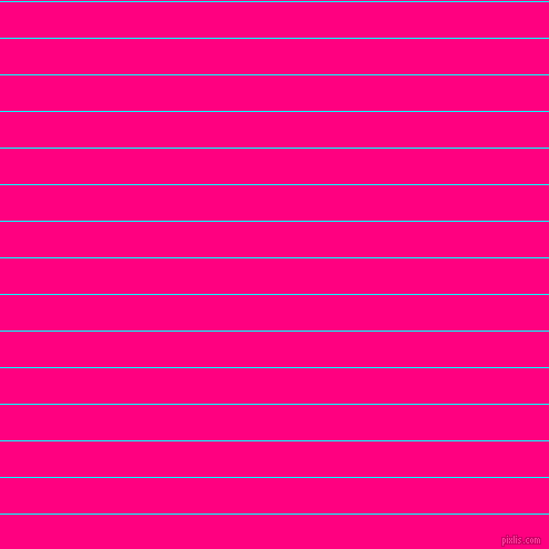 horizontal lines stripes, 1 pixel line width, 32 pixel line spacing, Aqua and Deep Pink horizontal lines and stripes seamless tileable