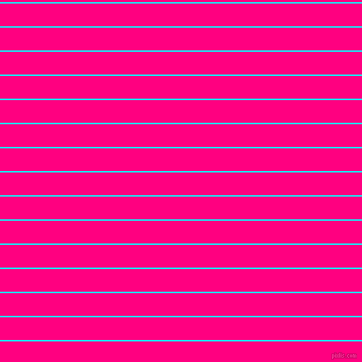 horizontal lines stripes, 2 pixel line width, 32 pixel line spacing, Aqua and Deep Pink horizontal lines and stripes seamless tileable
