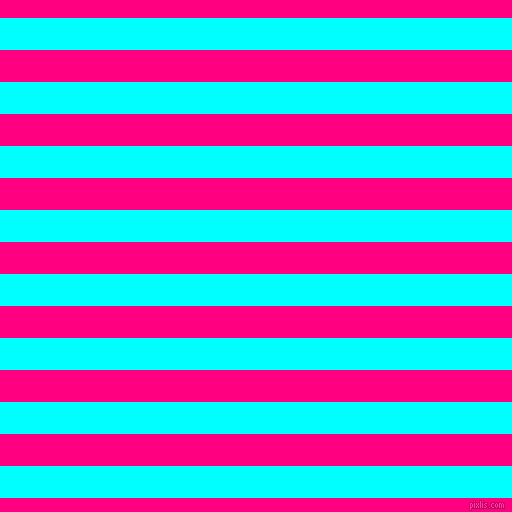 horizontal lines stripes, 32 pixel line width, 32 pixel line spacing, Aqua and Deep Pink horizontal lines and stripes seamless tileable