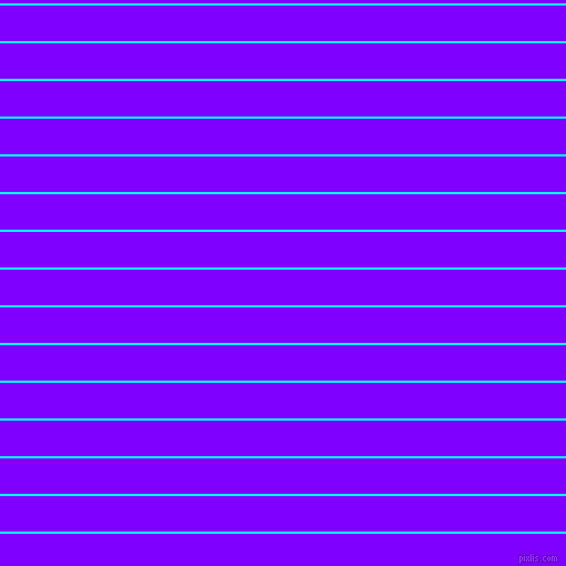 horizontal lines stripes, 2 pixel line width, 32 pixel line spacing, Aqua and Electric Indigo horizontal lines and stripes seamless tileable