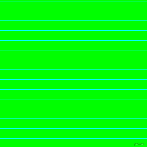 horizontal lines stripes, 2 pixel line width, 32 pixel line spacing, Aqua and Lime horizontal lines and stripes seamless tileable