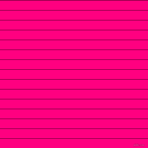 horizontal lines stripes, 1 pixel line width, 32 pixel line spacing, Black and Deep Pink horizontal lines and stripes seamless tileable