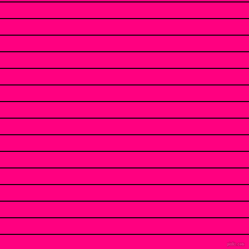horizontal lines stripes, 2 pixel line width, 32 pixel line spacing, Black and Deep Pink horizontal lines and stripes seamless tileable