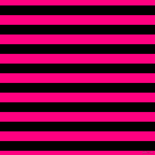 horizontal lines stripes, 32 pixel line width, 32 pixel line spacing, Black and Deep Pink horizontal lines and stripes seamless tileable