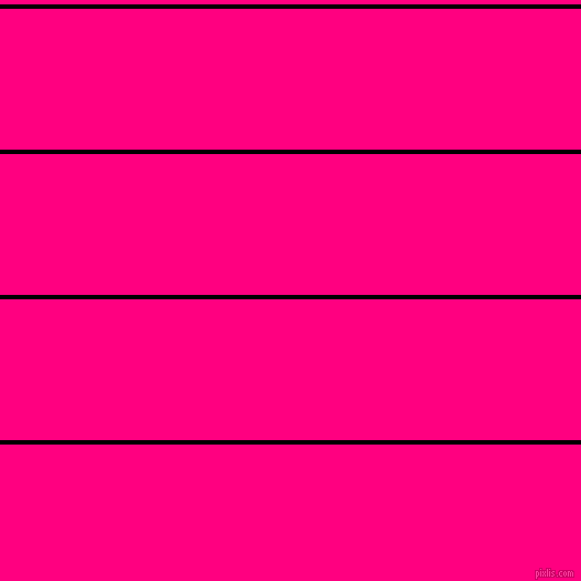 horizontal lines stripes, 4 pixel line width, 128 pixel line spacing, Black and Deep Pink horizontal lines and stripes seamless tileable