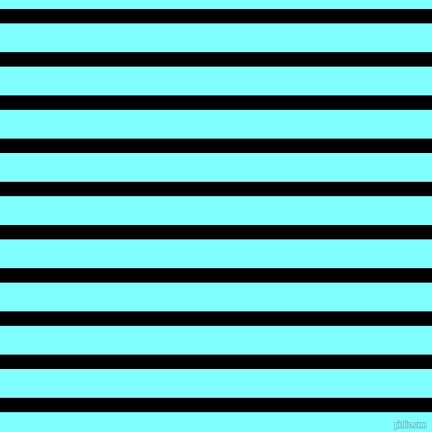 horizontal lines stripes, 16 pixel line width, 32 pixel line spacing, Black and Electric Blue horizontal lines and stripes seamless tileable