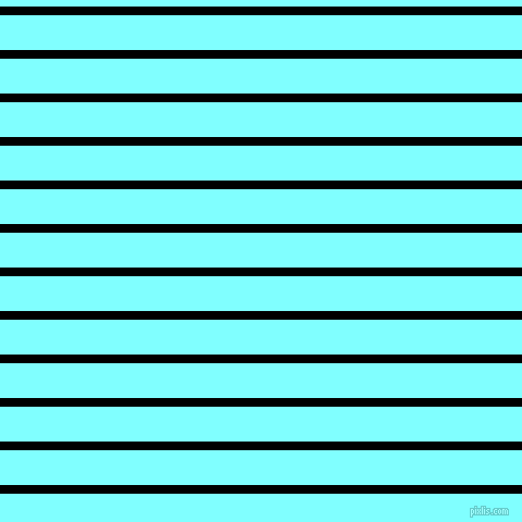 horizontal lines stripes, 8 pixel line width, 32 pixel line spacing, Black and Electric Blue horizontal lines and stripes seamless tileable