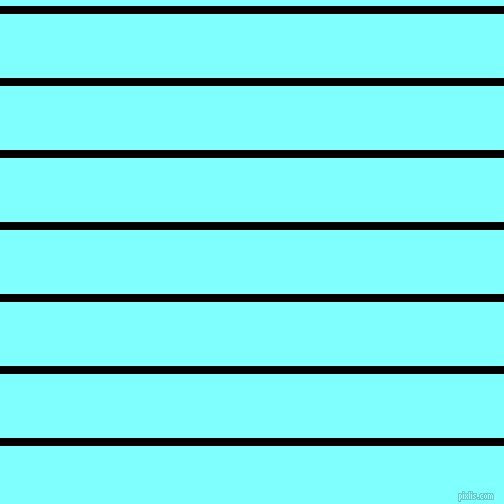 horizontal lines stripes, 8 pixel line width, 64 pixel line spacing, Black and Electric Blue horizontal lines and stripes seamless tileable