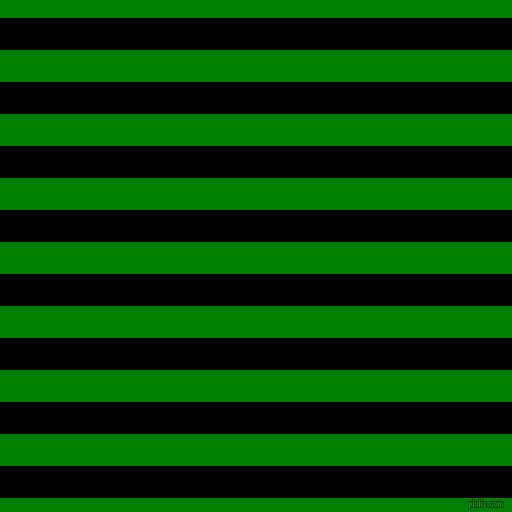 horizontal lines stripes, 32 pixel line width, 32 pixel line spacing, Black and Green horizontal lines and stripes seamless tileable