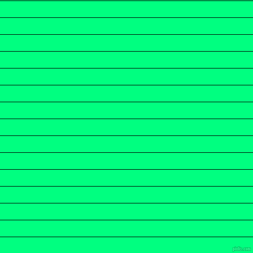 horizontal lines stripes, 1 pixel line width, 32 pixel line spacing, Black and Spring Green horizontal lines and stripes seamless tileable
