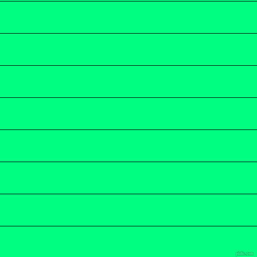 horizontal lines stripes, 1 pixel line width, 64 pixel line spacing, Black and Spring Green horizontal lines and stripes seamless tileable