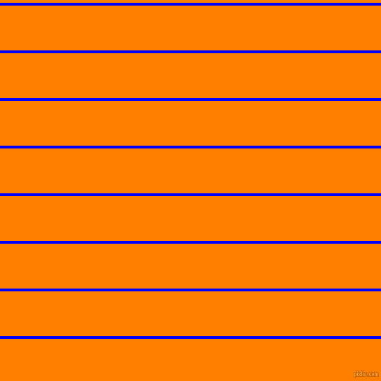horizontal lines stripes, 4 pixel line width, 64 pixel line spacing, Blue and Dark Orange horizontal lines and stripes seamless tileable