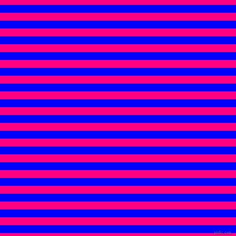 horizontal lines stripes, 16 pixel line width, 16 pixel line spacing, Blue and Deep Pink horizontal lines and stripes seamless tileable