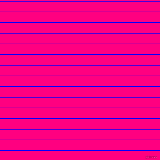 horizontal lines stripes, 2 pixel line width, 32 pixel line spacing, Blue and Deep Pink horizontal lines and stripes seamless tileable