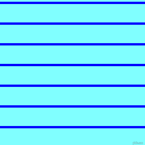 horizontal lines stripes, 8 pixel line width, 64 pixel line spacing, Blue and Electric Blue horizontal lines and stripes seamless tileable