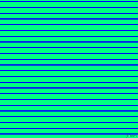 horizontal lines stripes, 4 pixel line width, 16 pixel line spacing, Blue and Spring Green horizontal lines and stripes seamless tileable