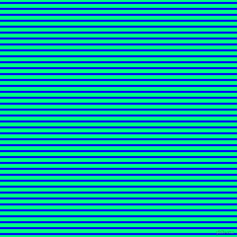horizontal lines stripes, 4 pixel line width, 8 pixel line spacing, Blue and Spring Green horizontal lines and stripes seamless tileable