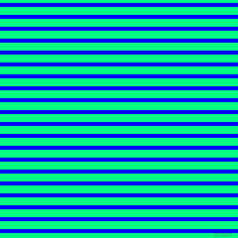 horizontal lines stripes, 8 pixel line width, 16 pixel line spacing, Blue and Spring Green horizontal lines and stripes seamless tileable