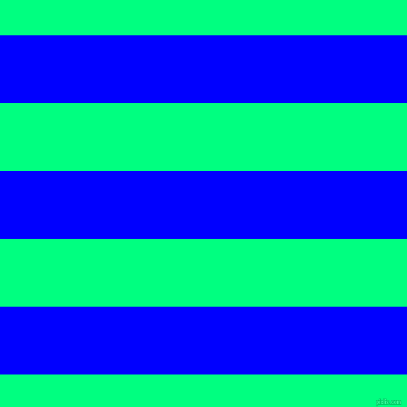 horizontal lines stripes, 96 pixel line width, 96 pixel line spacing, Blue and Spring Green horizontal lines and stripes seamless tileable