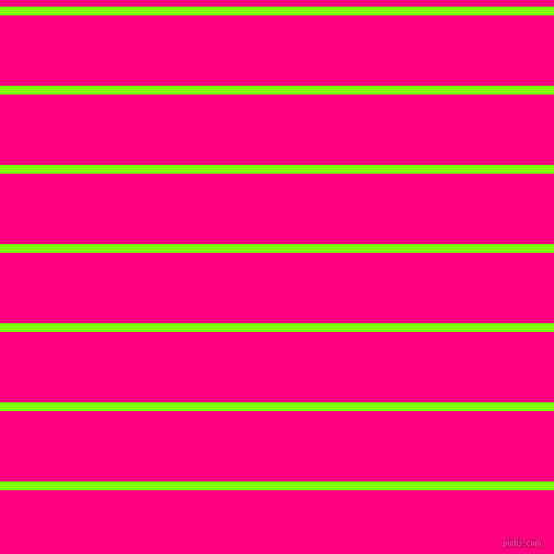 horizontal lines stripes, 8 pixel line width, 64 pixel line spacing, Chartreuse and Deep Pink horizontal lines and stripes seamless tileable