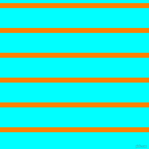 horizontal lines stripes, 16 pixel line width, 64 pixel line spacing, Dark Orange and Aqua horizontal lines and stripes seamless tileable