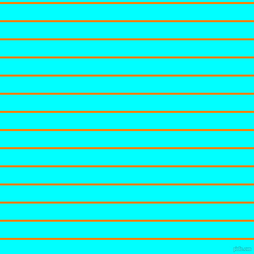 horizontal lines stripes, 4 pixel line width, 32 pixel line spacing, Dark Orange and Aqua horizontal lines and stripes seamless tileable
