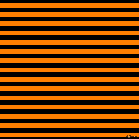 horizontal lines stripes, 16 pixel line width, 16 pixel line spacing, Dark Orange and Black horizontal lines and stripes seamless tileable