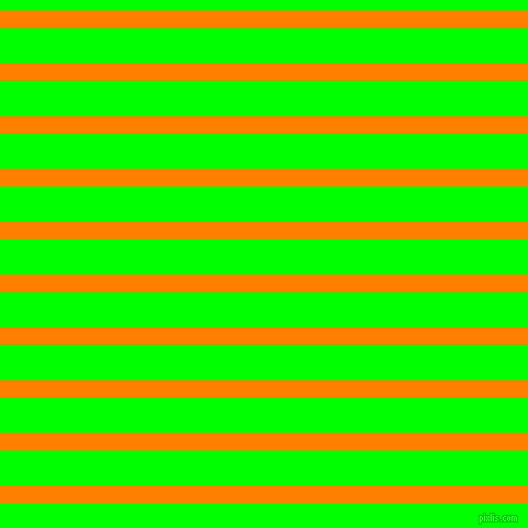 horizontal lines stripes, 16 pixel line width, 32 pixel line spacing, Dark Orange and Lime horizontal lines and stripes seamless tileable