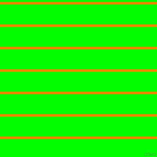 horizontal lines stripes, 8 pixel line width, 64 pixel line spacing, Dark Orange and Lime horizontal lines and stripes seamless tileable