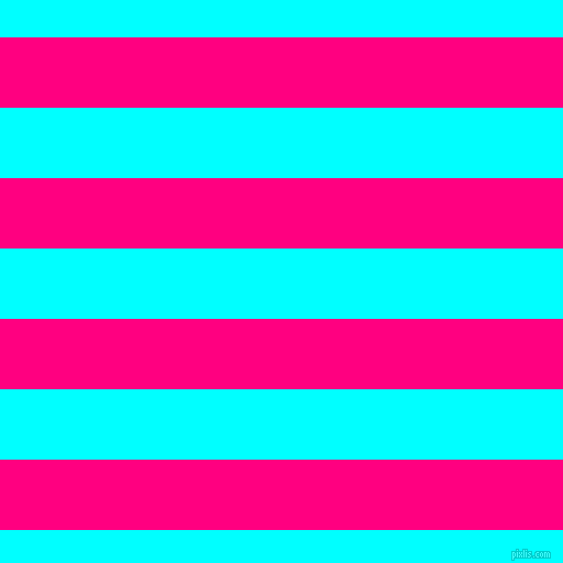 horizontal lines stripes, 64 pixel line width, 64 pixel line spacing, Deep Pink and Aqua horizontal lines and stripes seamless tileable