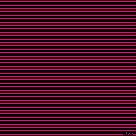 horizontal lines stripes, 4 pixel line width, 8 pixel line spacing, Deep Pink and Black horizontal lines and stripes seamless tileable
