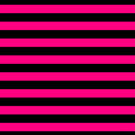 horizontal lines stripes, 32 pixel line width, 32 pixel line spacing, Deep Pink and Black horizontal lines and stripes seamless tileable