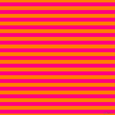horizontal lines stripes, 16 pixel line width, 16 pixel line spacing, Deep Pink and Dark Orange horizontal lines and stripes seamless tileable